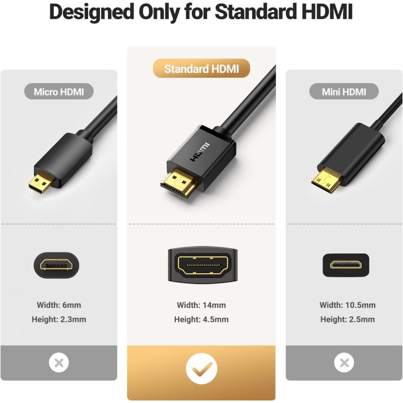 UGREEN HDMI Male To Female Extension Cable - HD107 - 10141