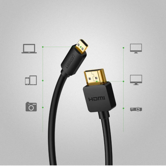 UGREEN Micro HDMI to HDMI Cable - HD127 - 30102
