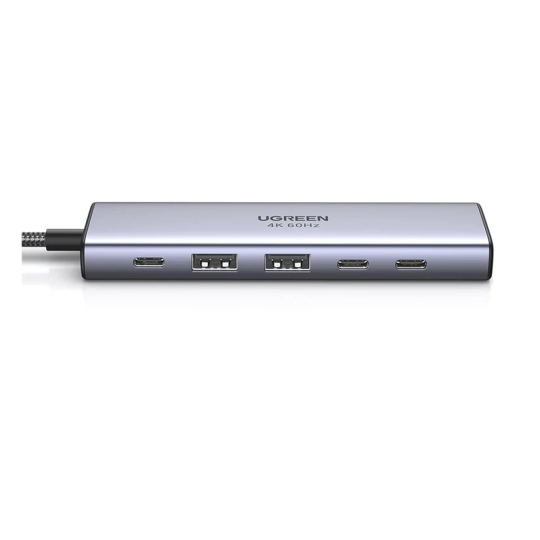 UGREEN 6-in-1 USB-C To HDMI 4K@60Hz + 2*USB-A 3.2+2*USB 3.2 C+PD Power Converter - CM511 - 35999