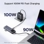 UGREEN 6-in-1 Uno USB-C To HDMI+2*USB 3.2 A+2*USB 3.2 C+PD Power Converter - CM888 - 35998