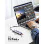 UGREEN USB-C to 3 Ports USB3.0-A Hub + HDMI + TF/SD With PD - CM195 - 70410
