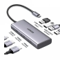 UGREEN 7-in-1 USB-C to USB-A 3.0+3*USB-A 2.0+2*HDMI+PD port Converter - CM498 - 35897