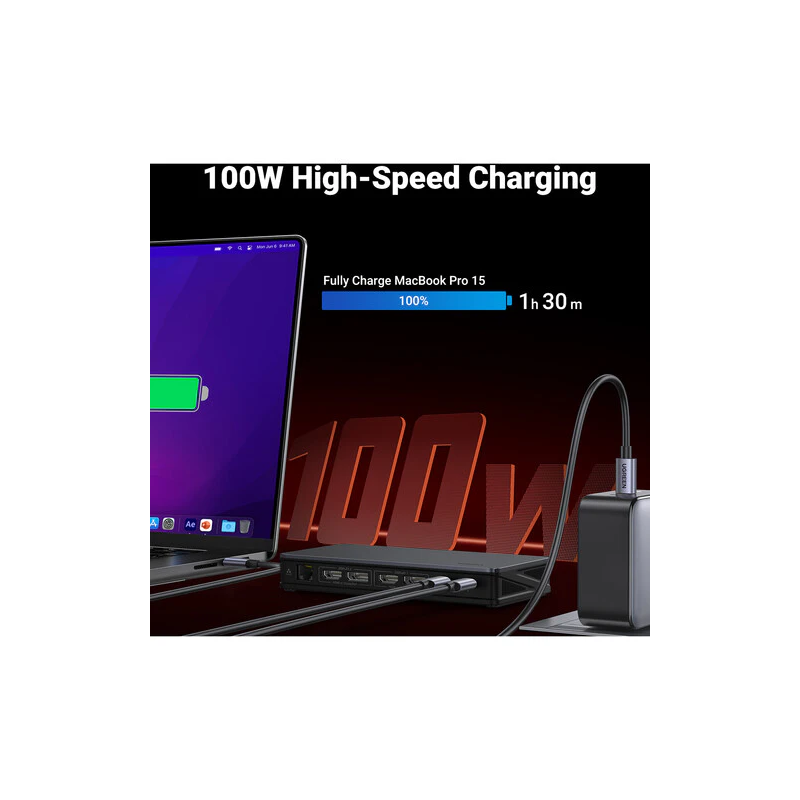 UGREEN Revodok Pro 209 9-in-1 4k HDMI Universal Docking Station - CM615 - 90912