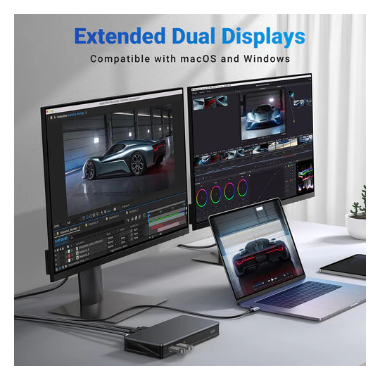 UGREEN Revodok Pro 209 9-in-1 4k HDMI Universal Docking Station - CM615 - 90912