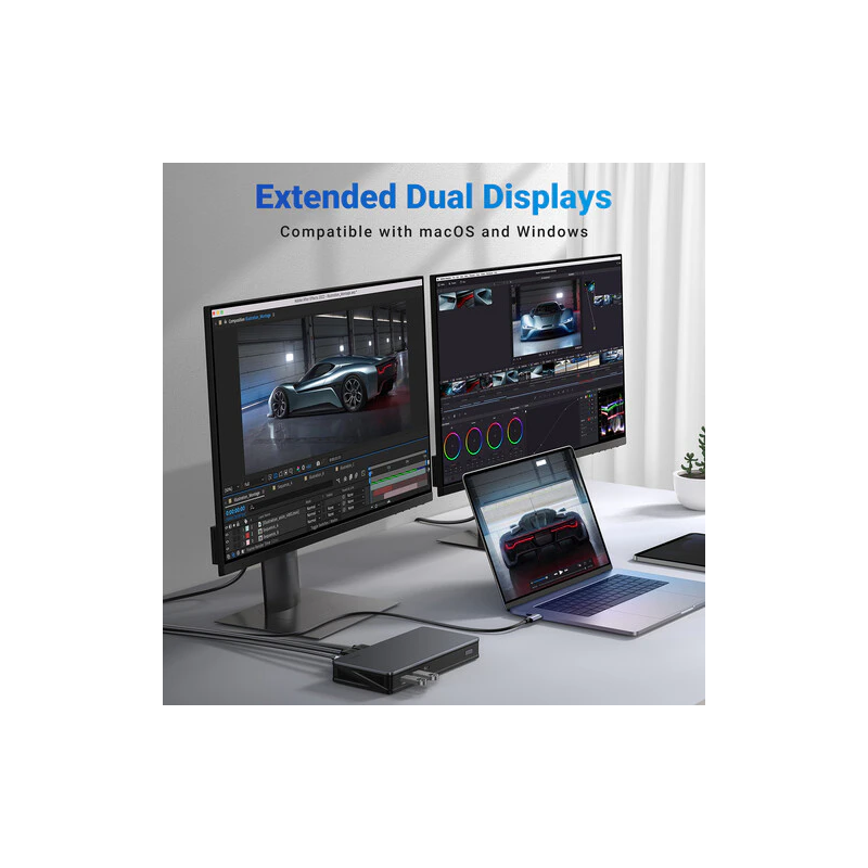 UGREEN Revodok Pro 209 9-in-1 4k HDMI Universal Docking Station - CM615 - 90912