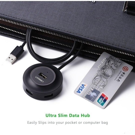UGREEN USB 2.0 Hub 4 Ports With Micro USB Power Port - CR106 - 20277