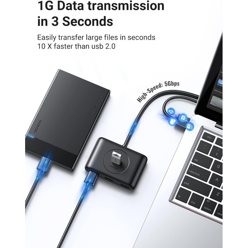 UGREEN USB 3.0 Hub - CR113 - 20291