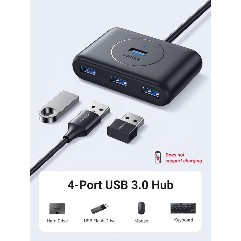 UGREEN USB 3.0 Hub - CR113 - 20291