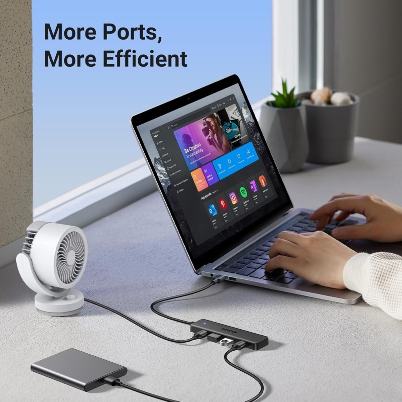 UGREEN USB 3.0 A 4 Ports HUB - CM219 - 25851