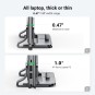 UGREEN Vertical Laptop Stand Aluminium Size L150*W79*H51MM Up To 15.6"   - LP258 - 20471