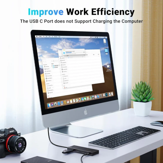 UGREEN 10Gbps 4-in-1 USB 3.2 Adapter Gen 2 with 4 USB-C 3.2 - CM806 - 35584