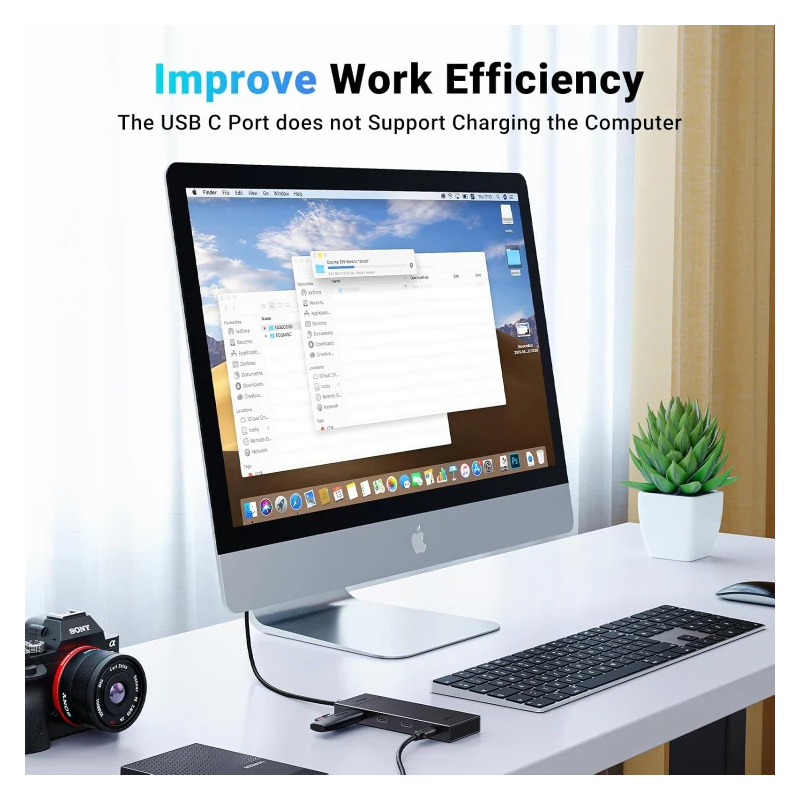 UGREEN 10Gbps 4-in-1 USB 3.2 Adapter Gen 2 with 4 USB-C 3.2 - CM806 - 35584