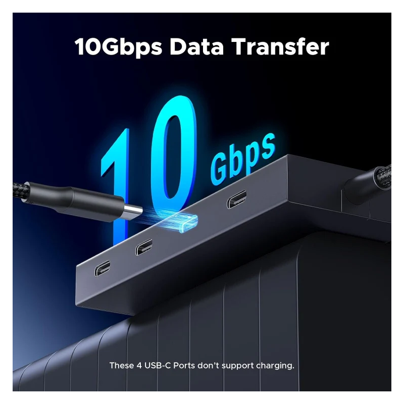 UGREEN 5-in-1 USB-C Hub USB-C To 4xUSB-C 3.2 HUB With PD - CM806 - 55334