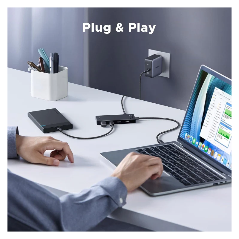 UGREEN 5-in-1 USB-C Hub USB-C To 4xUSB-C 3.2 HUB With PD - CM806 - 55334