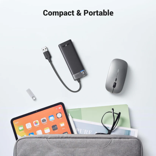 UGREEN USB Hub 3.2 Ultra Slim Data Hub 4 Ports with LED Indicator - CM219 - 15548