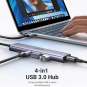 UGREEN USB 3.0 to 4*USB 3.0 Hub With Type C Power Port - CM473 - 20805