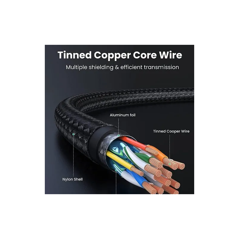 UGREEN 4K HDMI Cable Male to Male Braided 4K@60Hz HDMI 2.0 - HD119 - 30999