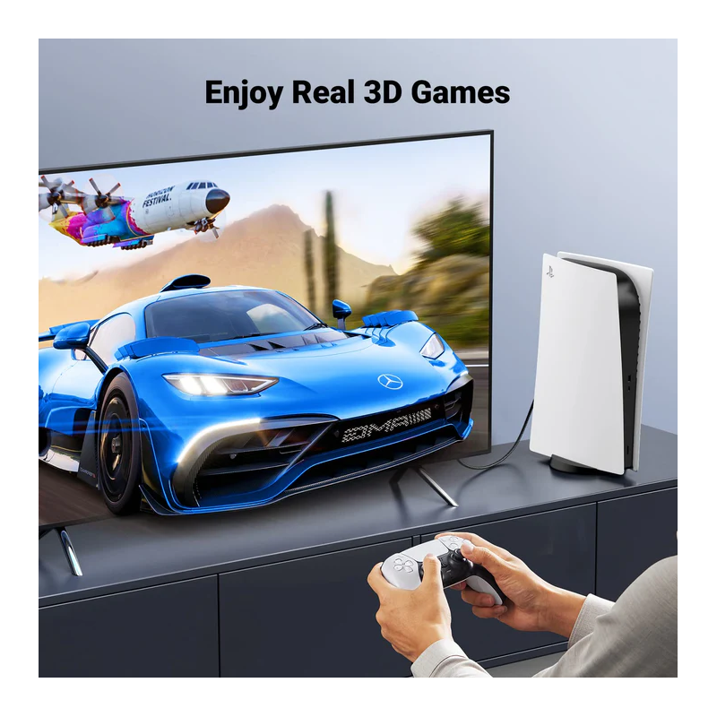 UGREEN HDMI A M/M Cable with Braided 8K@60Hz/4K@120Hz - HD140 - 80401