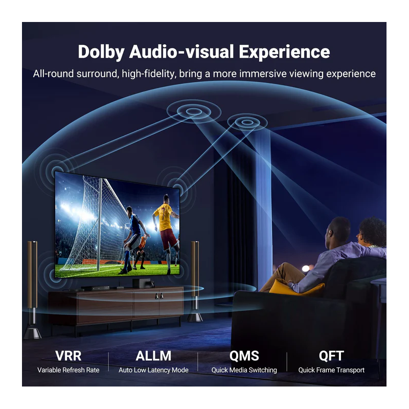 UGREEN HDMI A M/M Cable with Braided 8K@60Hz/4K@120Hz - HD140 - 80401