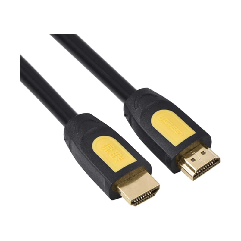 UGREEN HDMI Round Cable 0.75m 4K@60Hz HDMI 2.0 (Yellow/Black) - HD101 - 10115