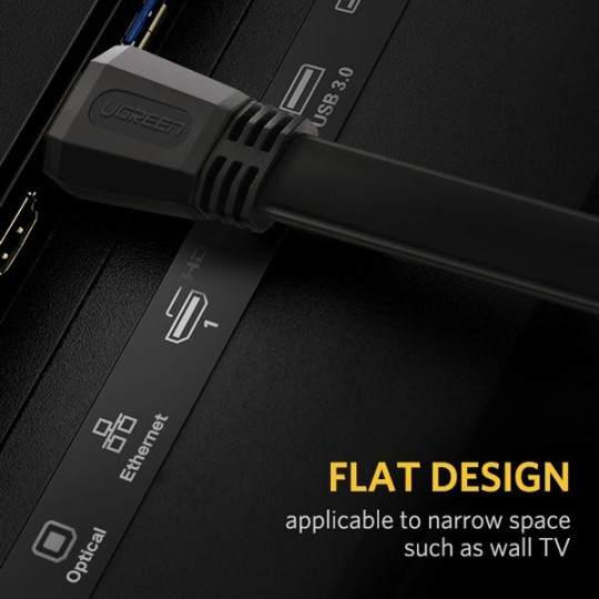 UGREEN HDMI Flat Cable support 3840*2160@60H - ED015 - 50819