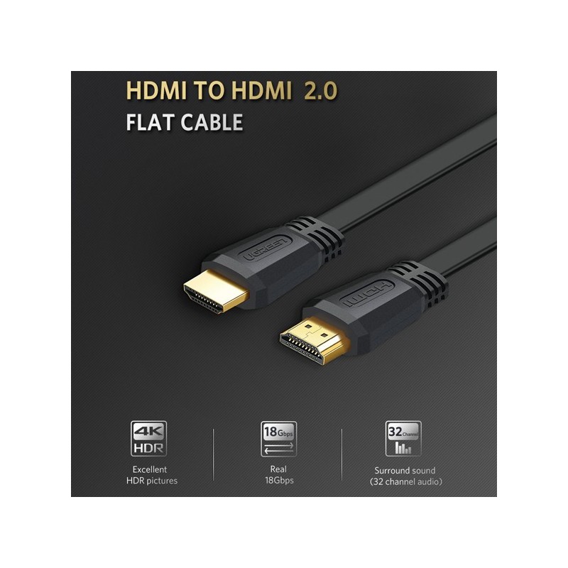 UGREEN HDMI Flat Cable support 3840*2160@60H - ED015 - 50819