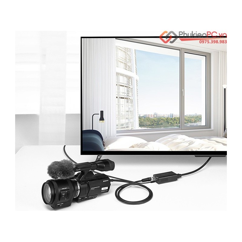 UGREEN BNC Male to Male Cable Nickel-Plated Connector - SP103 - 50925