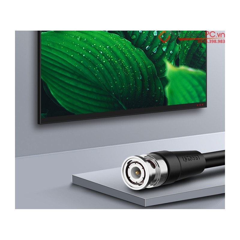 UGREEN BNC Male to Male Cable Nickel-Plated Connector - SP103 - 50925
