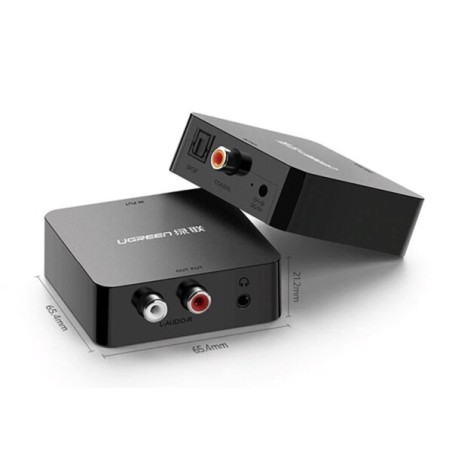 UGREEN Digital to Analog Audio Converter with USB-A to DC 5V Cable - 30523