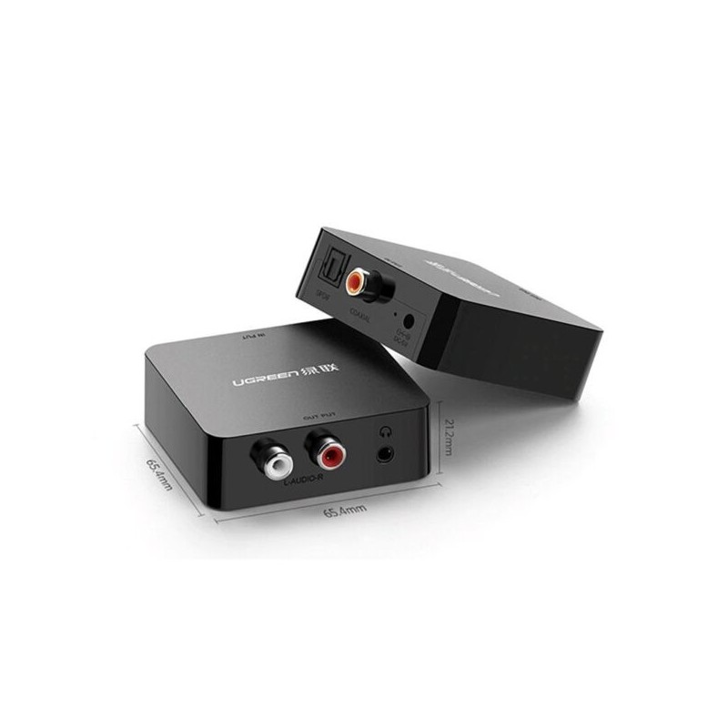 UGREEN Digital to Analog Audio Converter with USB-A to DC 5V Cable - 30523