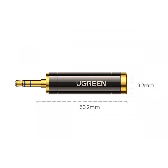 UGREEN 3.5mm Male to 6.35mm Female Adapter 1pcs - AV168 - 60711