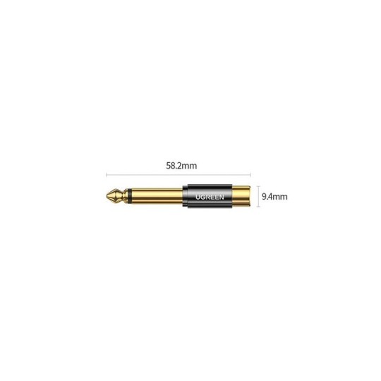 UGREEN 6.35mm Male to RCA Female Adapter - AV169 - 80731