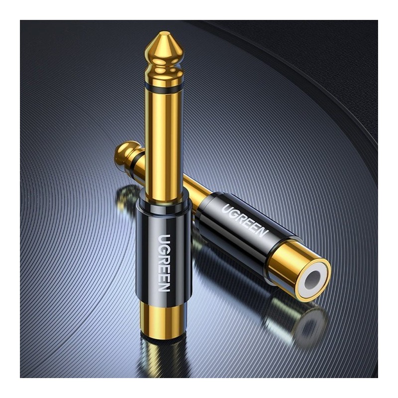 UGREEN 6.35mm Male to RCA Female Adapter - AV169 - 80731