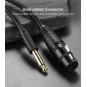 Ugreen Audio Cable XLR (Female) to 6.35mm Jack (Male) – Black - AV131 - 20719