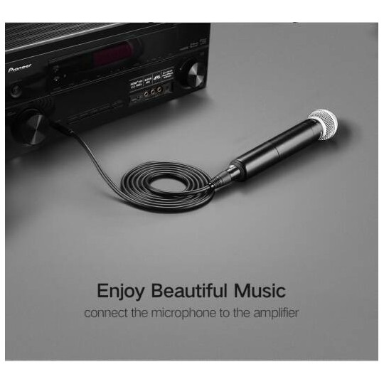 Ugreen Audio Cable XLR (Female) to 6.35mm Jack (Male) – Black - AV131 - 20719