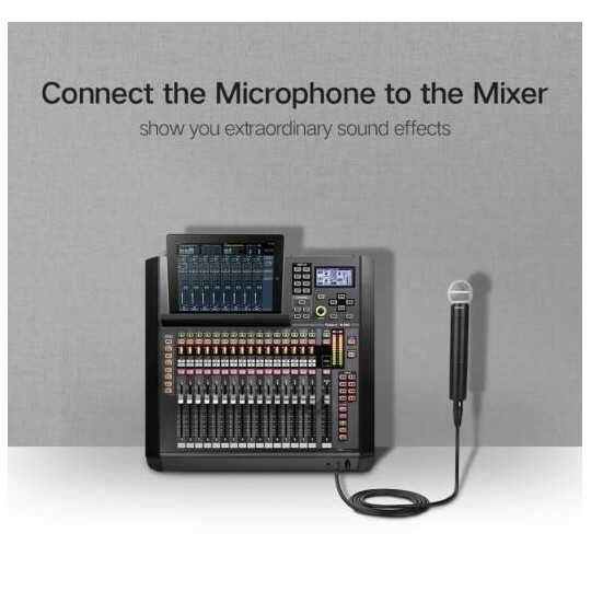 Ugreen Audio Cable XLR (Female) to 6.35mm Jack (Male) – Black - AV131 - 20719