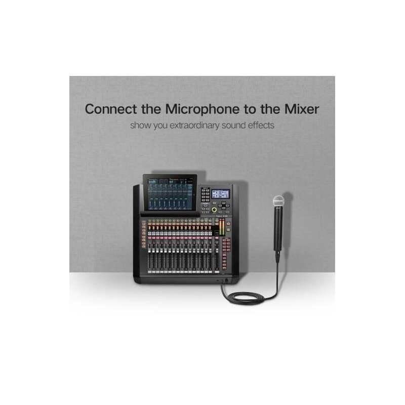 Ugreen Audio Cable XLR (Female) to 6.35mm Jack (Male) – Black - AV131 - 20719