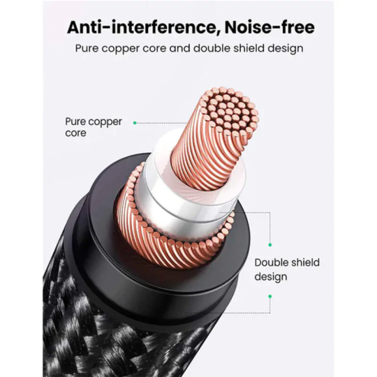 UGREEN 3.5mm Three-Pole Male to XLR Female Audio Cable - AV182 - 20763