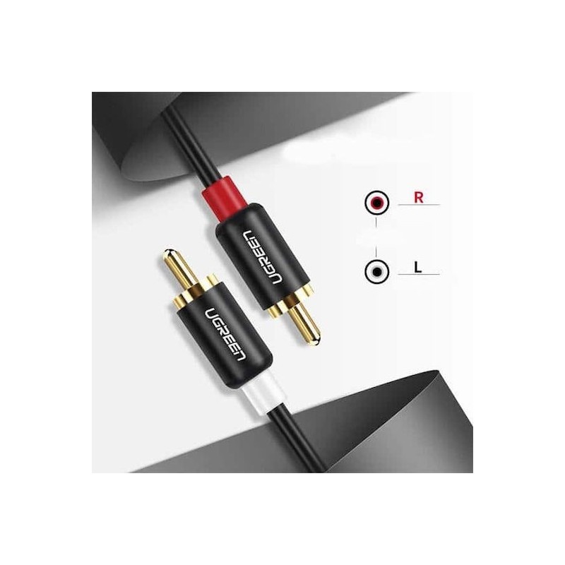UGREEN 2RCA Male to 2RCA Male Cable - AV104 - 30747