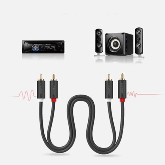 UGREEN 2RCA Male to 2RCA Male Cable - AV104 - 30747