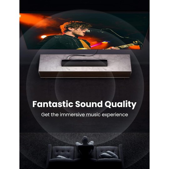 UGREEN 3.5mm Male to 2RCA Male Cable - AV116 - 10749