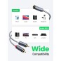UGREEN 3.5mm Female to 2RCA Male Audio Cable - AV102 - 10588
