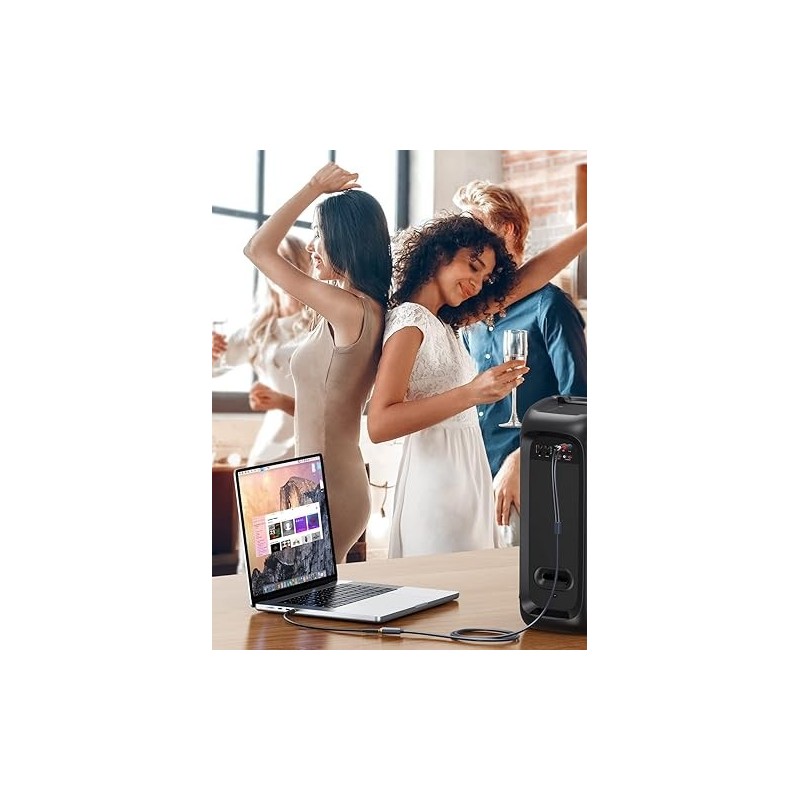 UGREEN 3.5mm Female to 2RCA Male Audio Cable - AV102 - 10588