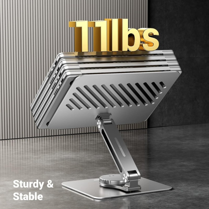 Ugreen Swivel & Full Angle Hover Adjustable & Foldable Laptop Stand horizontal rotation 360 - LP592 - 90849