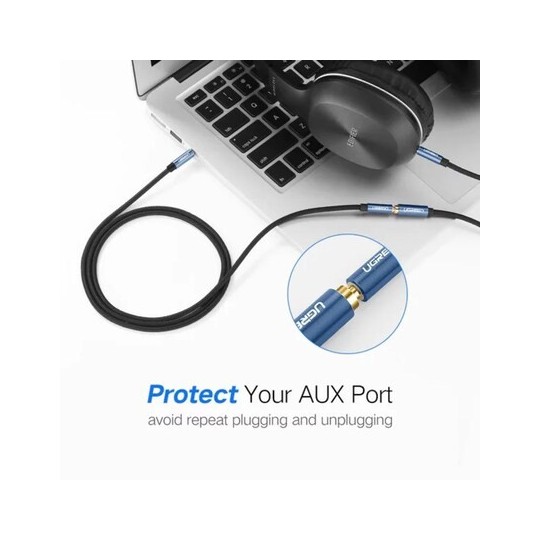 UGREEN 3.5mm Male to 3.5mm Female Extension Braid - AV118 - 40673