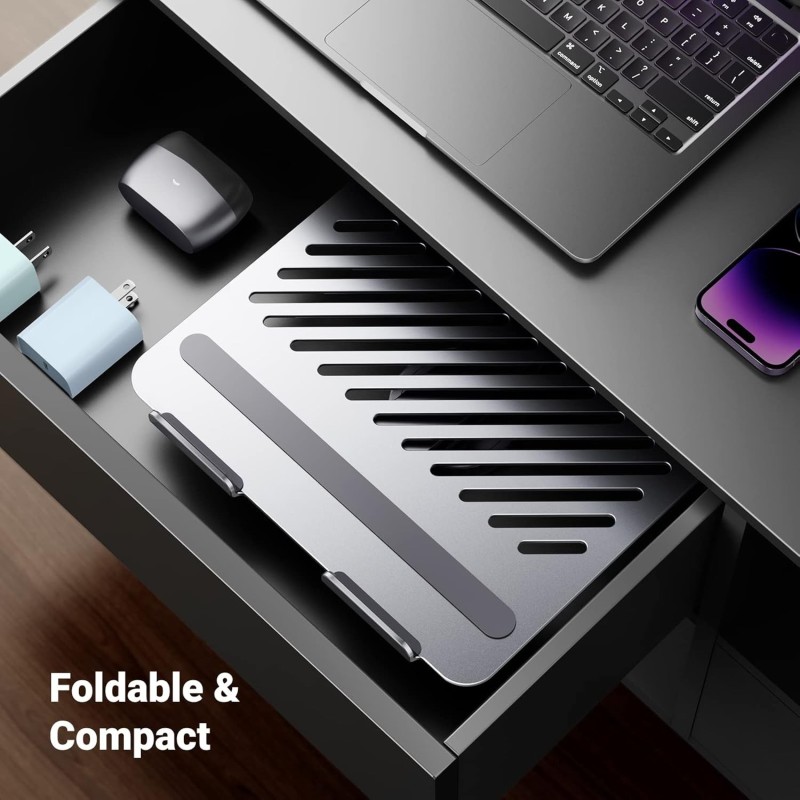 Ugreen Swivel & Full Angle Hover Adjustable & Foldable Laptop Stand horizontal rotation 360 - LP592 - 90849