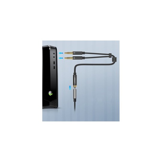 UGREEN 3.5mm Female to 2 Male Audio Cable - AV140 - 20898