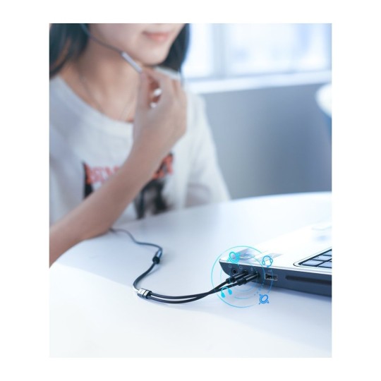 UGREEN 3.5mm Female to 2 Male Audio Cable - AV140 - 20898