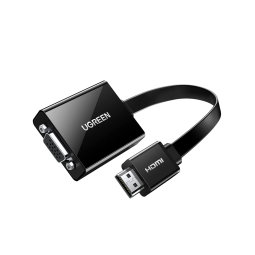 UGREEN HDMI to VGA Converter 25cm (Black) - MM103 - 40248