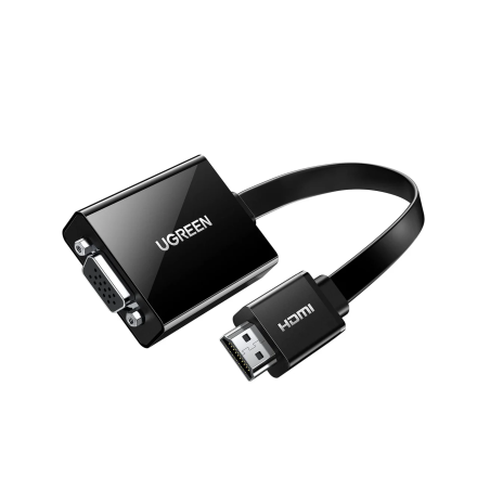 UGREEN HDMI to VGA Converter 25cm (Black) - MM103 - 40248